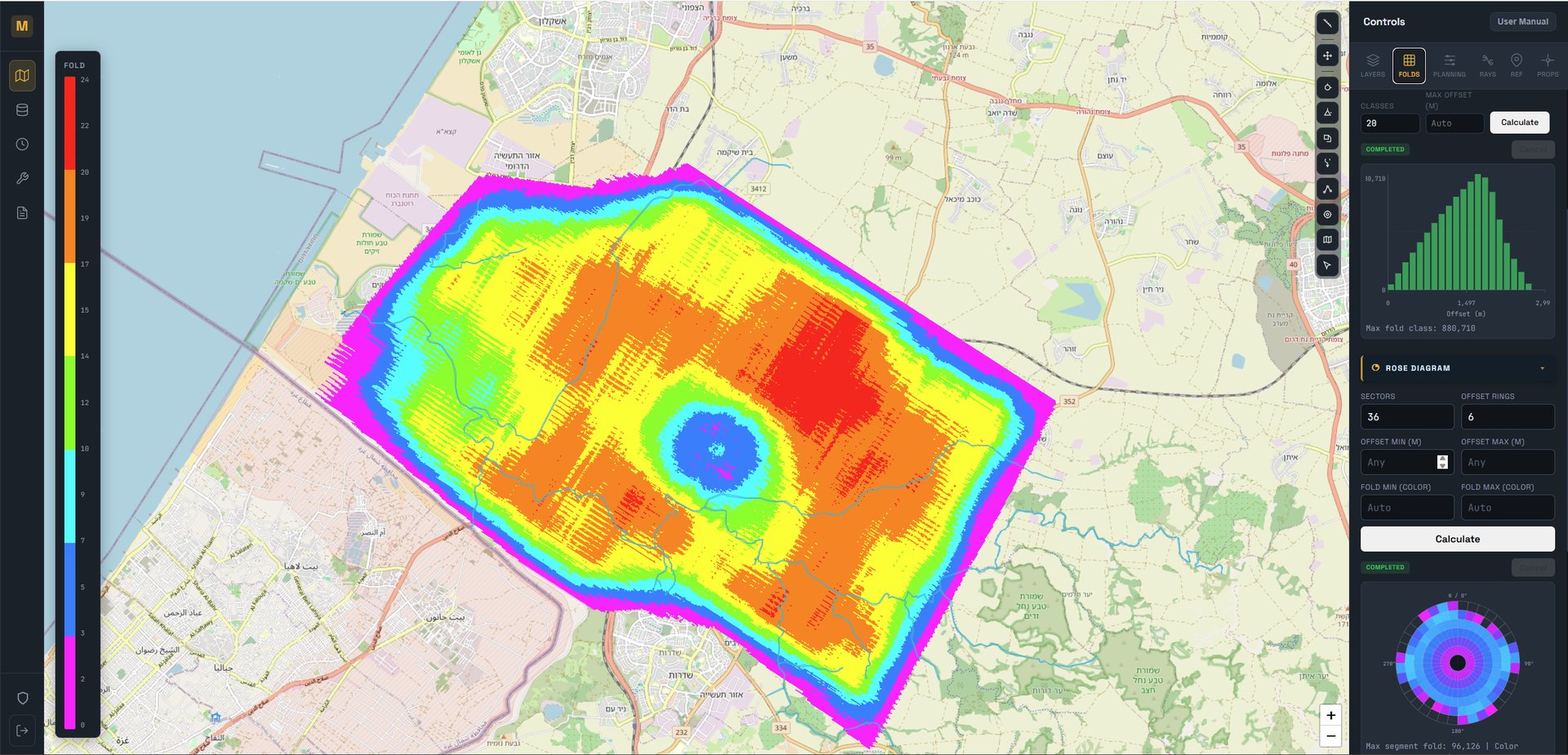 Acquisition Planning — fold coverage map urban