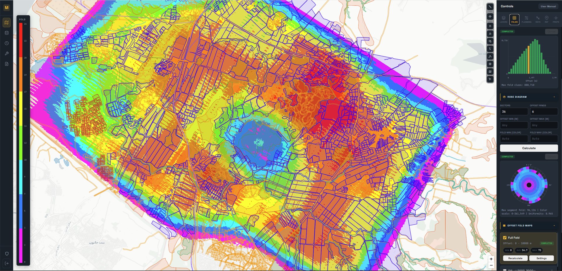 Acquisition Planning — fold coverage map coastal