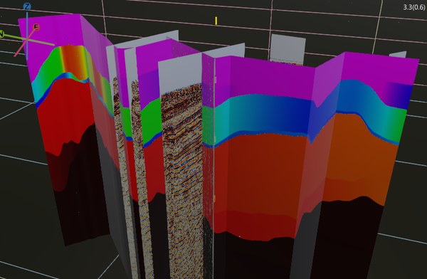 Anisotropic depth imaging result