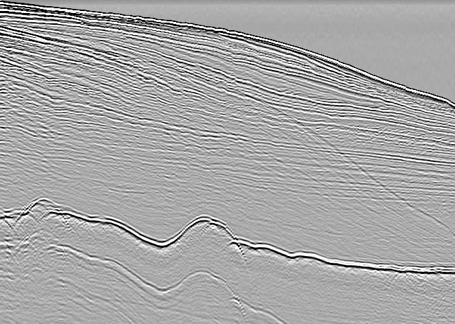 The same shot gather after designature in g-Platform, converted to a single zero-phase wavelet