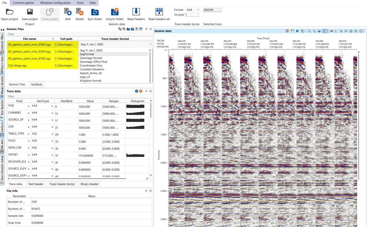 Data manager and headers