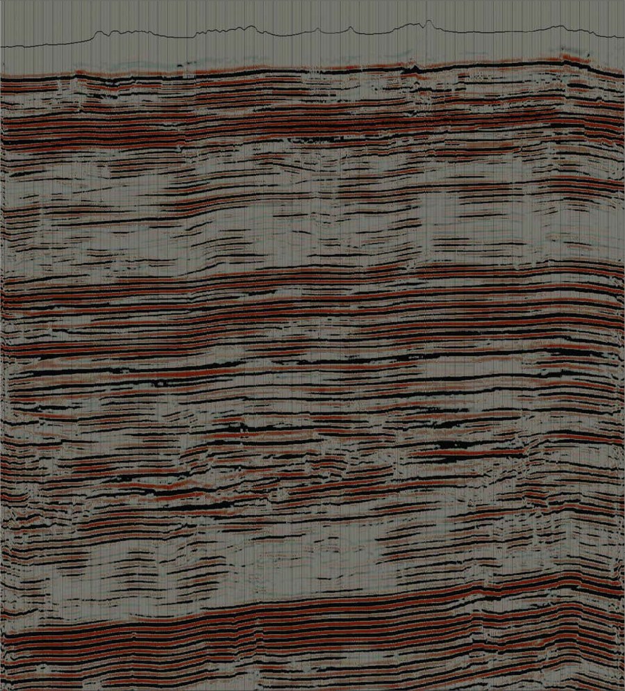Seismic data after MultiFocusing processing - Libya Sirte Basin
