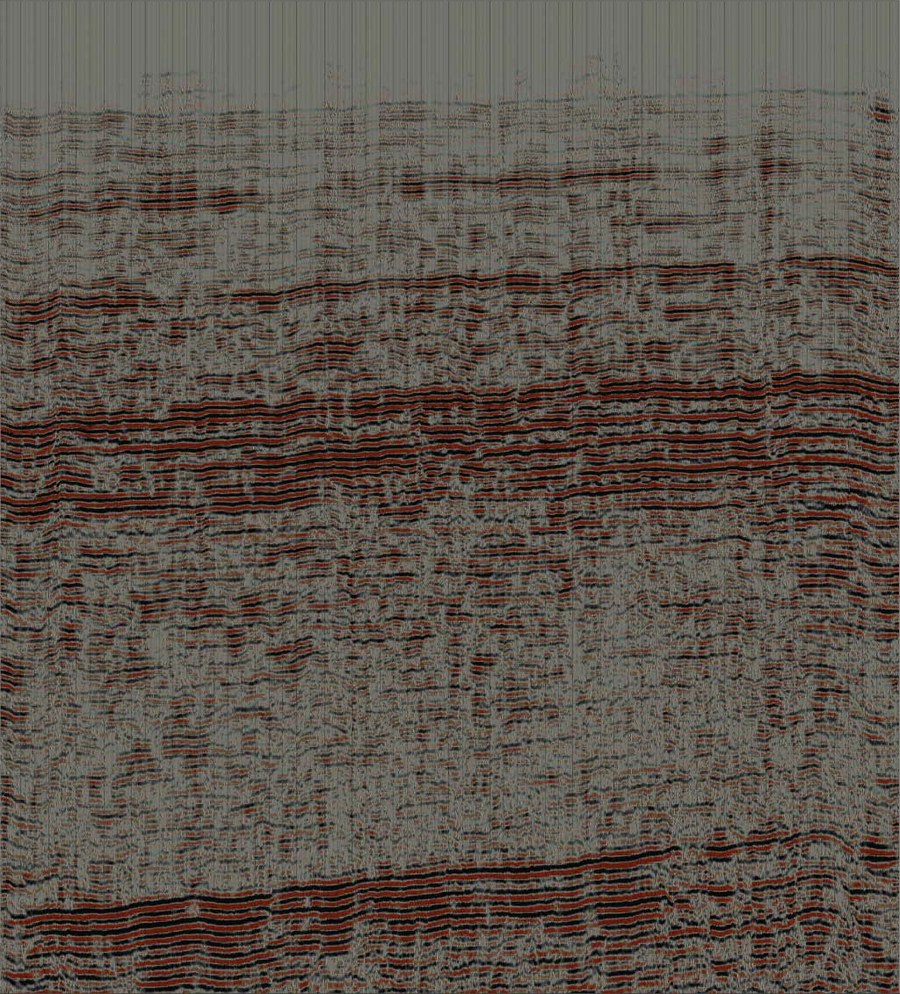 Seismic data before MultiFocusing processing - Libya Sirte Basin